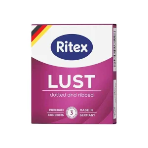 Condones Ritex Hipoalergénico Estimulante con relieve y estrías
